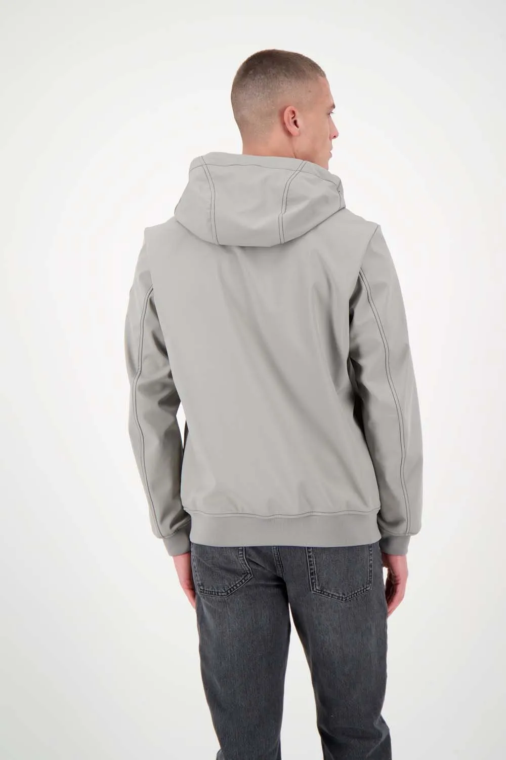 HOODED JACKET SOFTHELL CONTRAST STIT