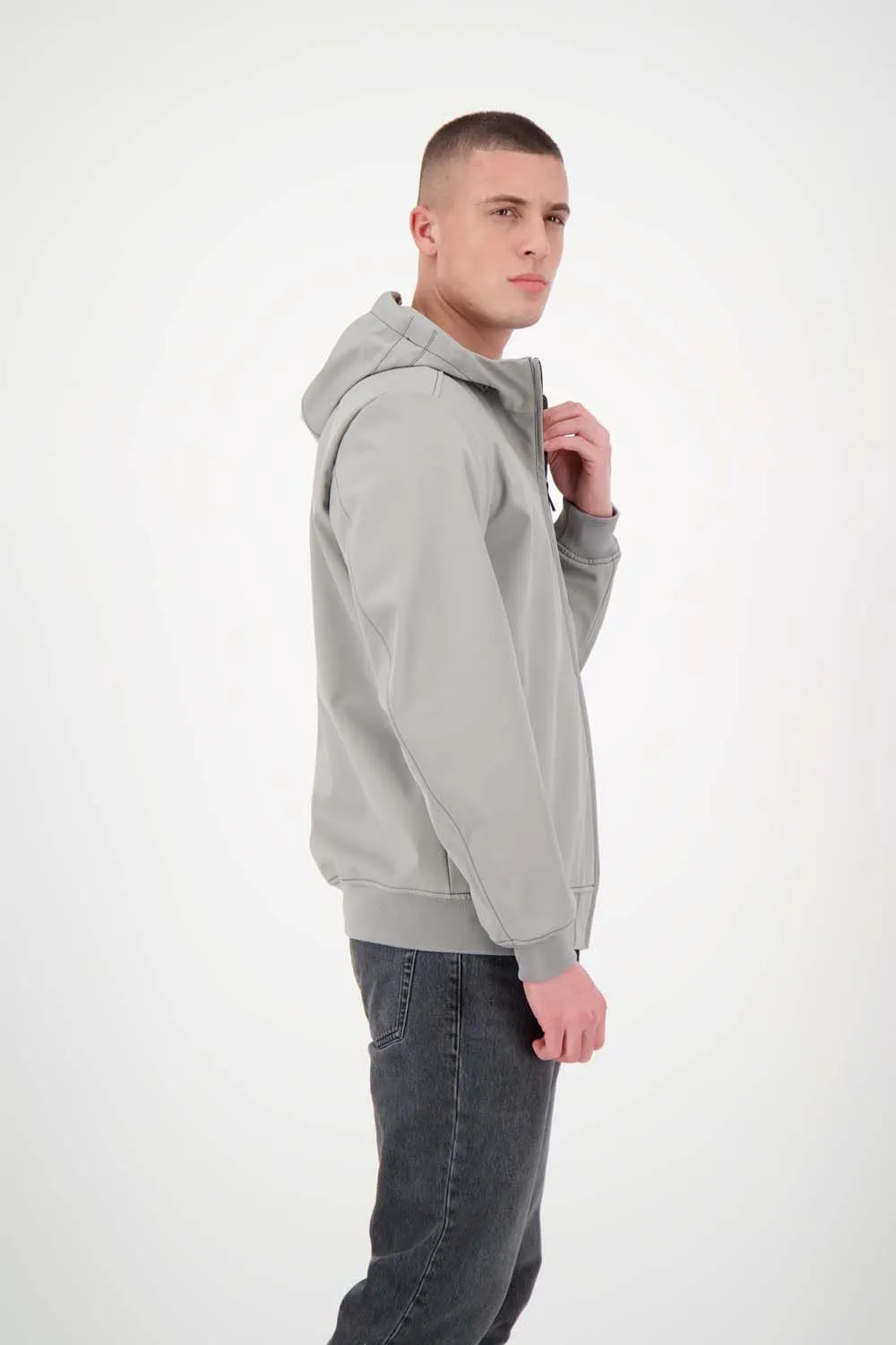 HOODED JACKET SOFTHELL CONTRAST STIT